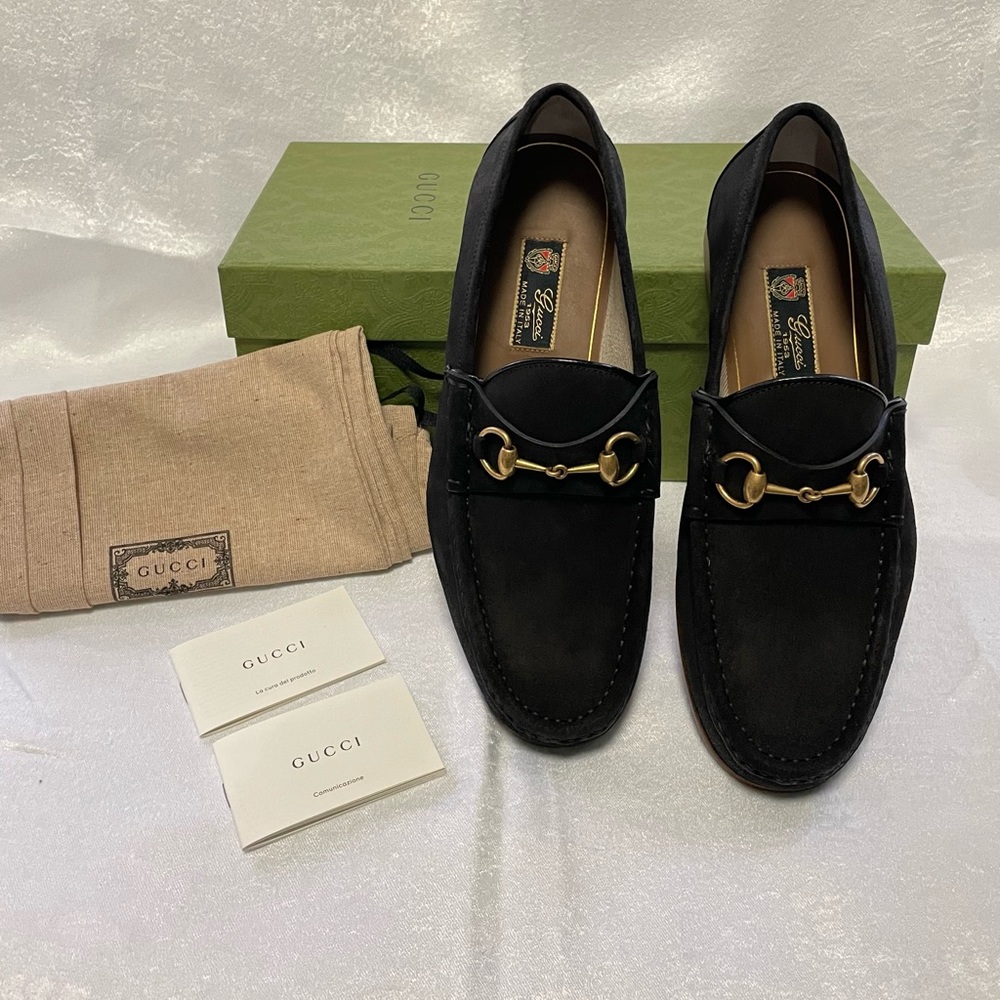 Gucci 1953 Horsebit suede loafers